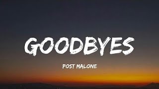 Post Malone - Goodbyes ft. Young Thug (Lyrics) 💔🎧 | Emotional Rap Song | Lyrics Video