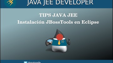 Tips  Java JEE -  Cómo instalar JBoss Tools en Eclipse
