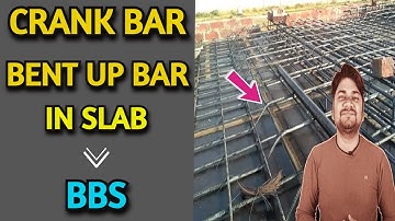 Crank Bar in Slab | Bent-up Bar in Slab | Cutting length | Bar Bending Schedule