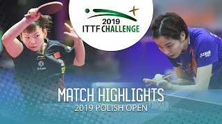 He Zhuojia Vs Zhang Qiang 2019 Ittf Polish Open Highlights 12