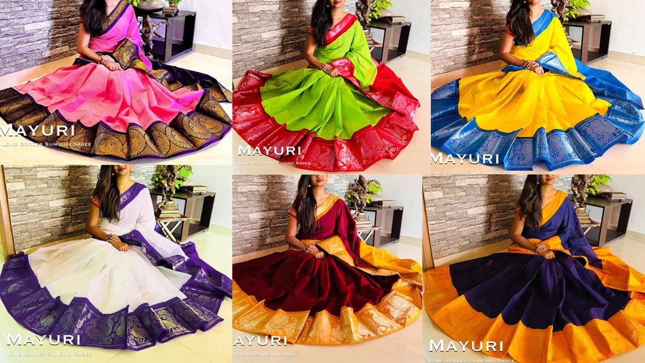 Handloom sungudi saree gown... - Sathya Designer Collection | Facebook