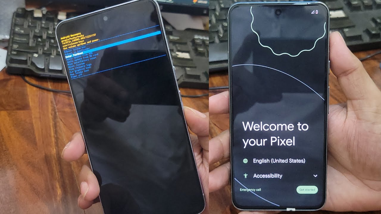 How to Hard Reset Google Pixel 8 & 8 Pro | Factory Reset with Buttons ...