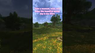 Enjoying a beautiful spring day in the Shire #lordoftherings #middleearth #ambience