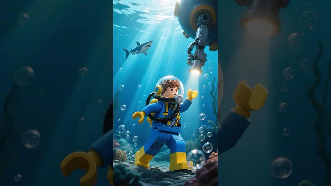 LEGO Boy’s Deep Sea Escape! 🦈🌊 