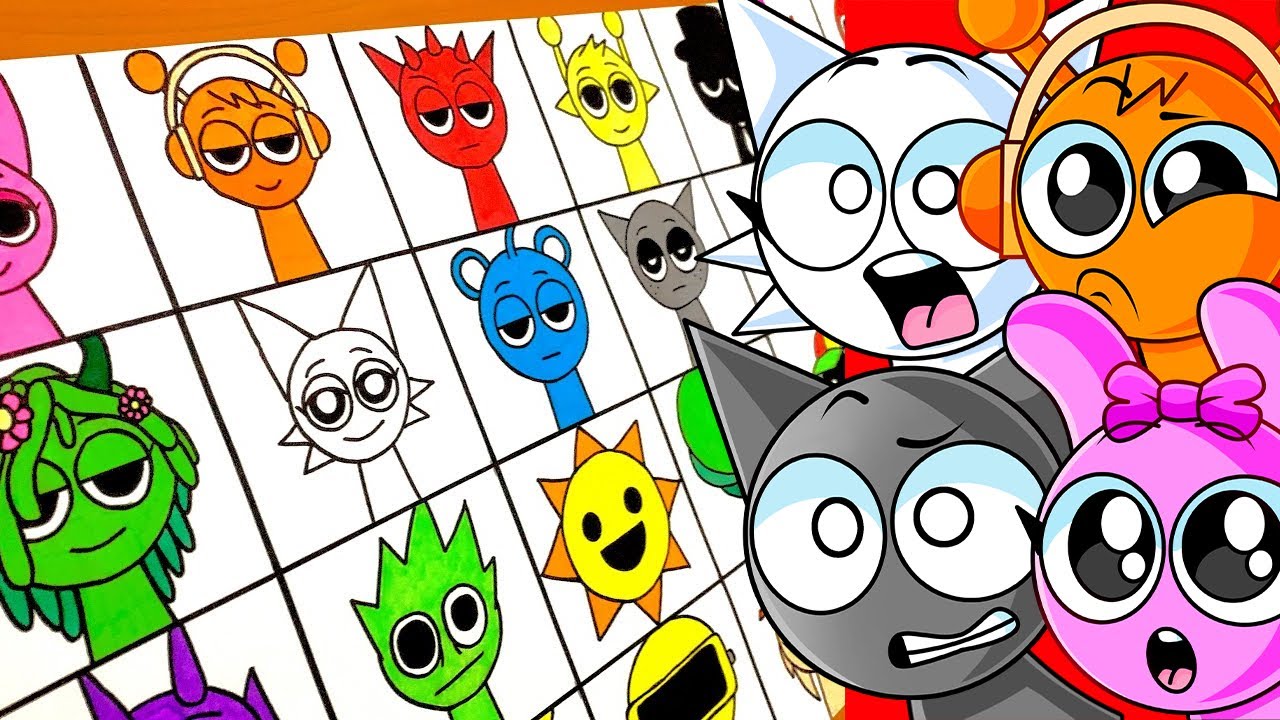 How to Draw ALL Sprunki Characters! (Phases 1-10)