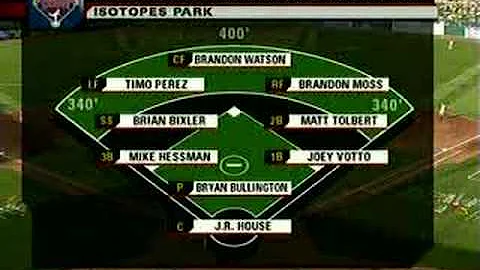 Bryan Bullington in AAA All-Star Game (1st Inning)