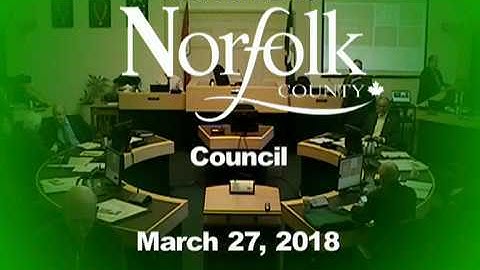 Council - 2018-03-27 - Part 1 of 7