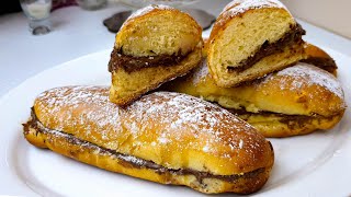 brioche maison fourrée au chocolat