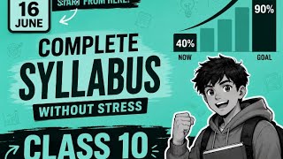 The ultimate class 10 master plan start on 16 june and score 95 %+