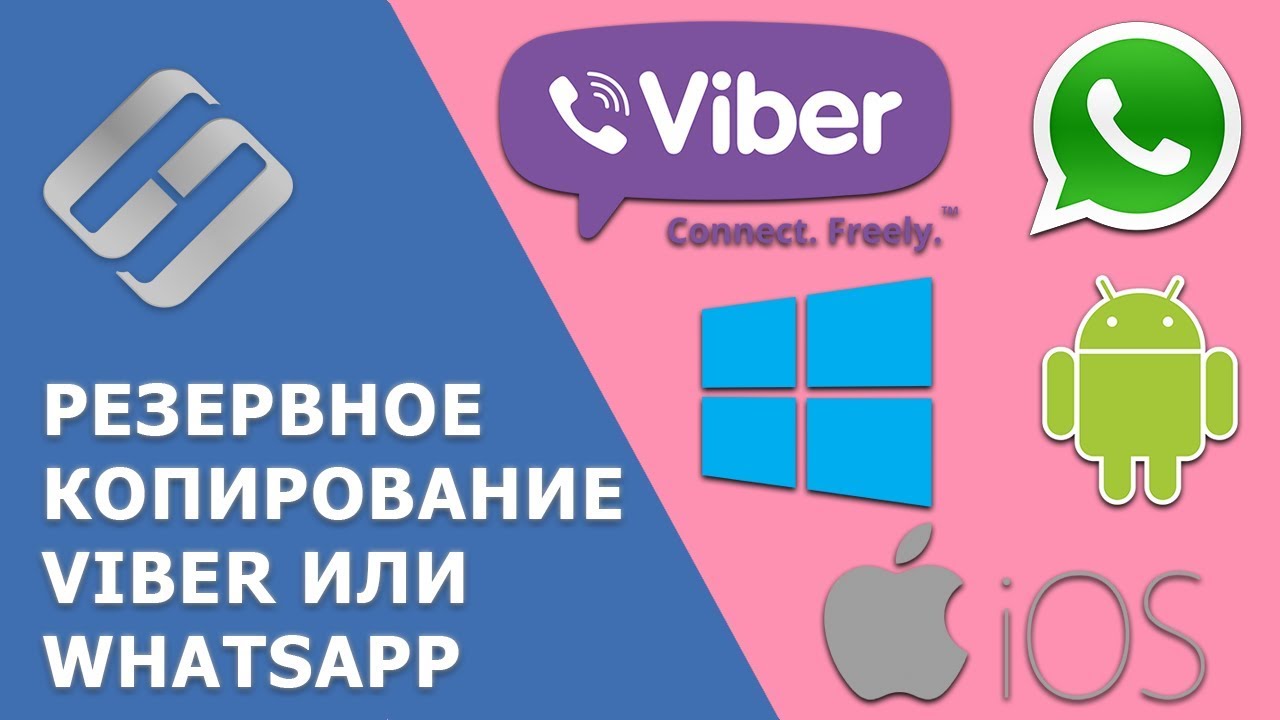 Бэкап и восстановление Viber, WhatsApp на Windows ПК, Android или iOS телефоне, планшете в 2019