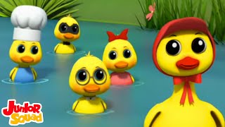 Cinco Pequeños Patos Aprenden Los Números Del 1 Al 5 + Más Canciones Para Niños