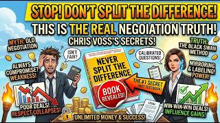 The 3 Jedi Mind Tricks to Get What You Want | Never Split The Difference(Full Summary)