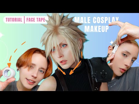 Face Tape for Male Cosplay like a pro! ✨ Instant Jawline & Lift | Safe & Easy Tutorial