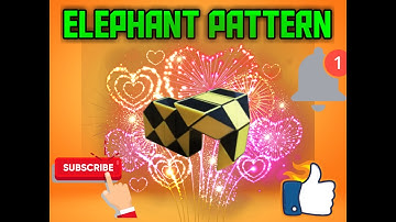 Elephant Pattern On Snake cube Easy