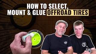 How to Select, Mount, and Glue Offroad Tires | #askhearns