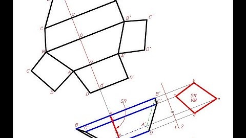 Desarrollo de prisma oblicuo truncado 2