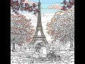 ColorTheWorld | Color by Number nr. 58 - Paris #painting #relaxingart #colorbynumber #fyp #paris