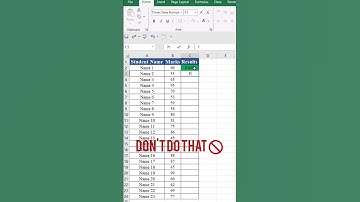 How to make result in excel