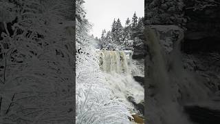 Part2: West Virginia: Winter Wonderland ❄️ #snow #waterfall