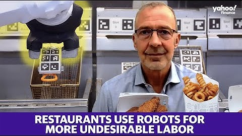 Restaurants are integrating robots into the fast food industry