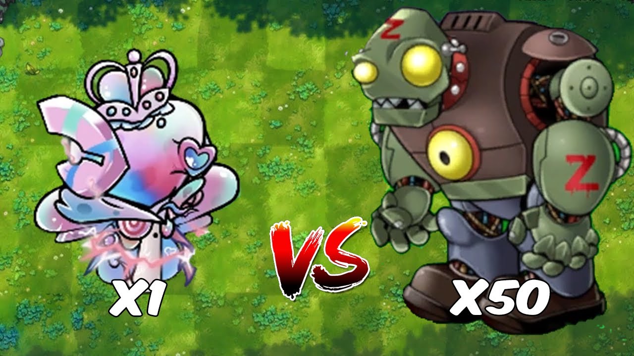 PVZ Fusion - New Ultimate Plant Vs 50 Random Zombies - Who will win ...
