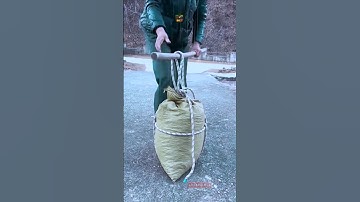 New idea for carrying sacks with rope #shorts #knot #knottutorial #git #rope @DoiT_03