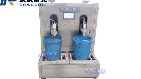 20L Weighing Filling Machine: One Minute To Show You How Machine Fill Automatically.