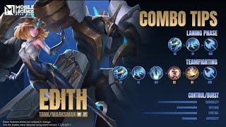 Build Top Global Edith EXP Line Full Damage!! Mobile Legend Bang Bang 