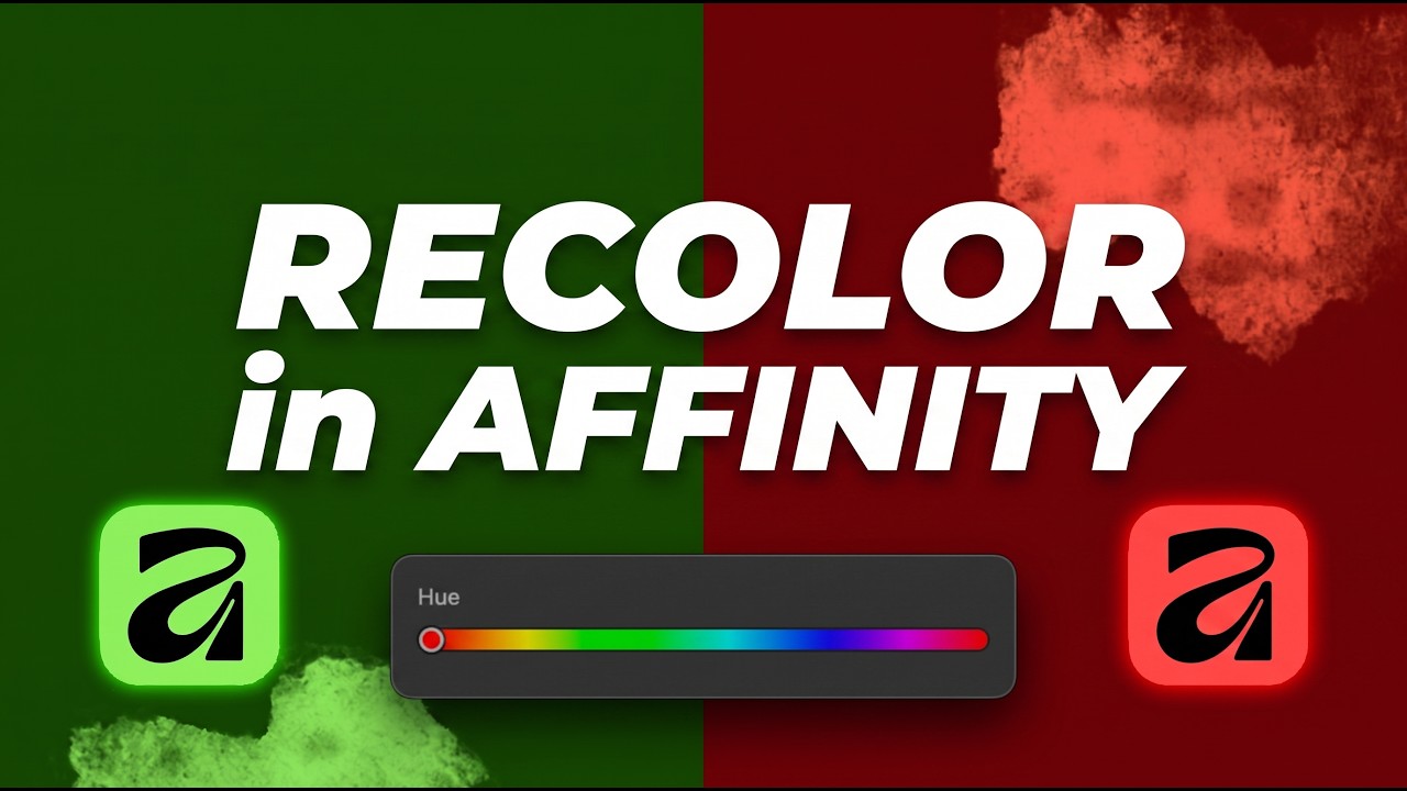Better Color Edits Affinity Photo Recolor Adjustment Tip