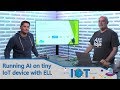 Running AI on IoT microcontroller devices with ELL