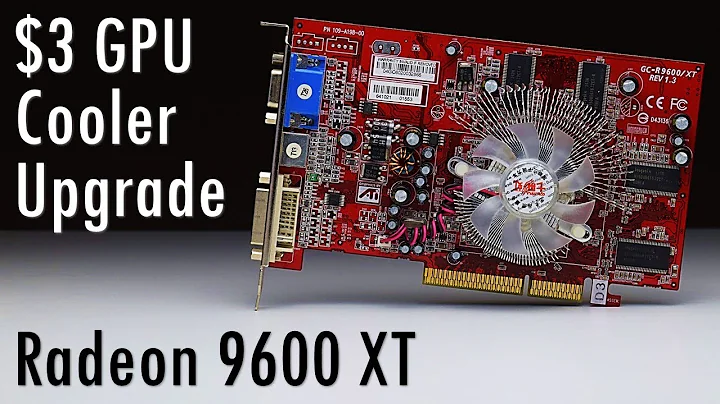 Verbesserung der Radeon 9600 XT Kühlleistung mit günstigem eBay Kühler