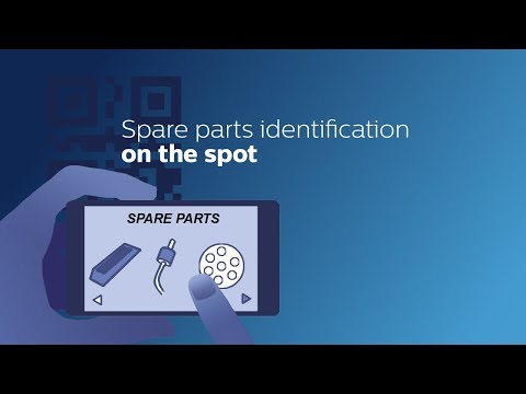 Philips Service tag: spare parts identification on the spot