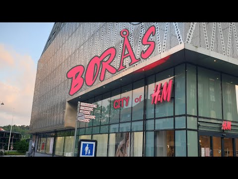 Driving around Borås City  Sweden | Virtual Travel | Relaxing Music