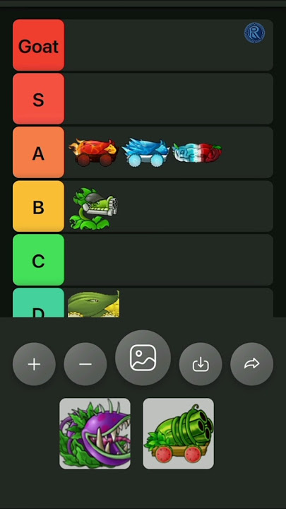 Tierlist Giant Fusion #pvz #plantsvszombies
