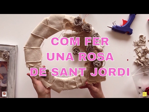 Vídeo: Com Fer Una Rosa Amb Paper Gruixut