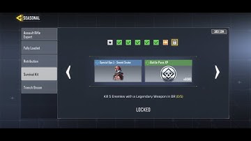 Kill 5 Enemies With a Legendary weapon in BR