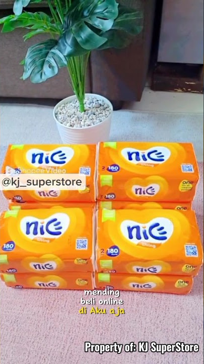 NICE 180 Sheets 2 Ply Bisa COD & Gratis Ongkir #tisu #tisue #tissue