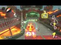 Mario Kart World: Daisy (Oasis) races in Bowser's Castle