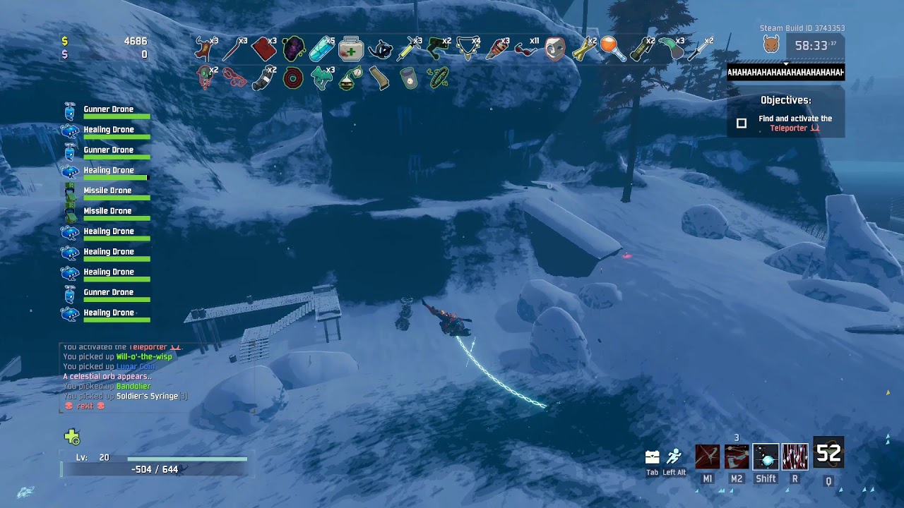 Risk of Rain 2: "Time for bed"