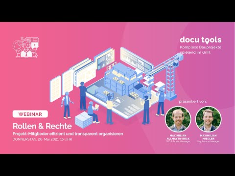 docu tools-Webinar #9: Rollen & Rechte