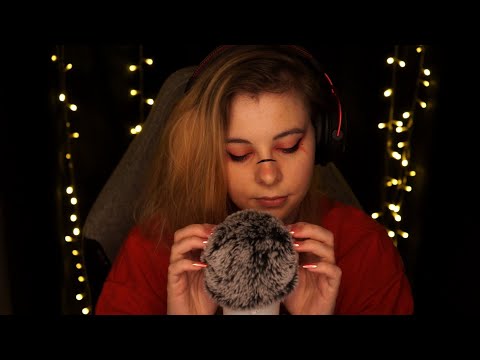 classic fluffy mic ASMR - 1 hour gentle sounds, slow & fast - no talking after intro