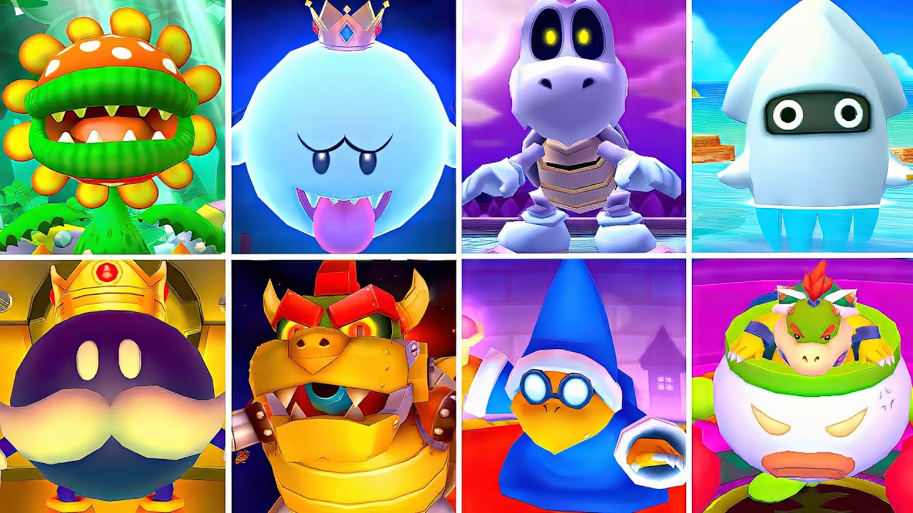 Mario Party Star Rush - All Bosses Minigames | JinnaGaming - YouTube