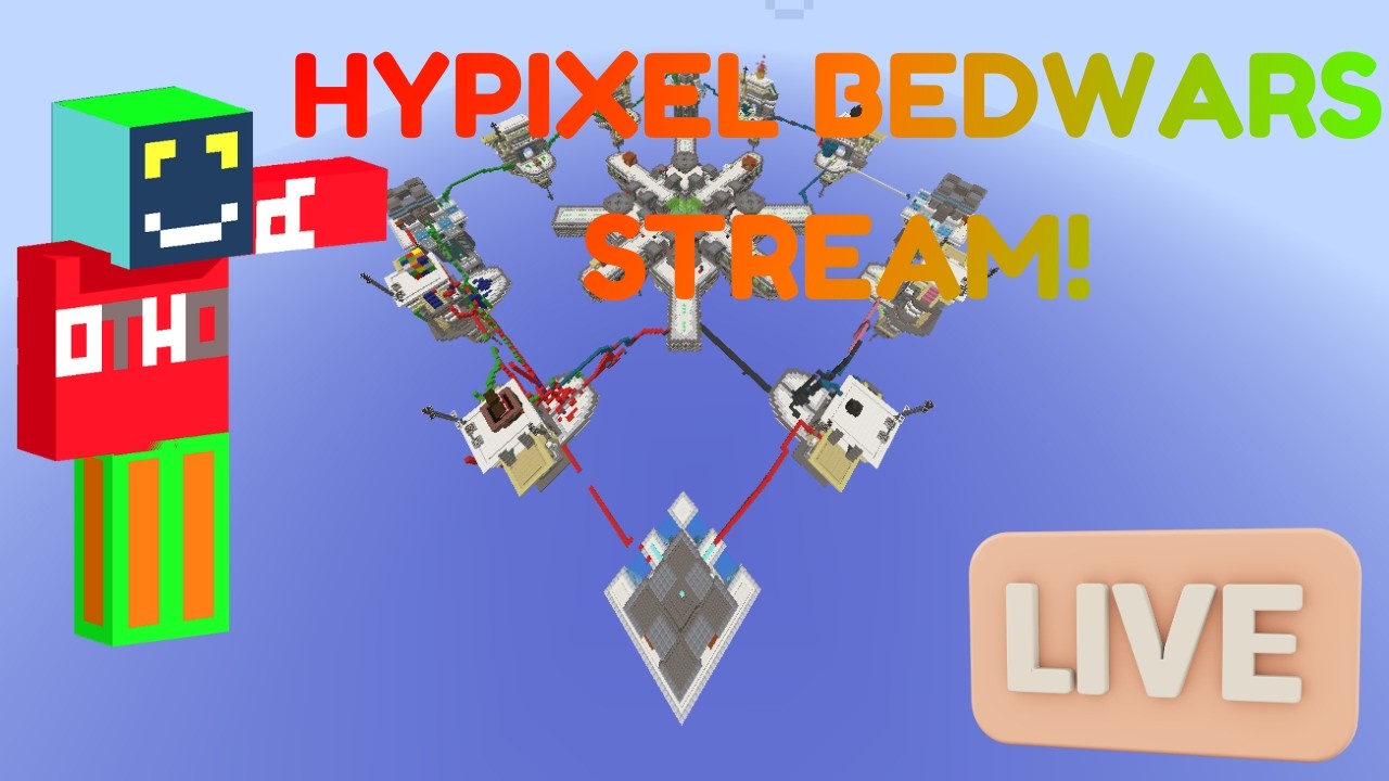 PLAYING HYPIXEL BEDWARS W/VIEWERS! (END OF DAYLIGHT SAVINGS) 🔴🟠🟢 - YouTube