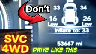 SERVICE 4WD LIGHT ON. THIS COULD DESTROY YOUR JEEP Drivetrain 4WD PTU All Wheel Drive Sys.