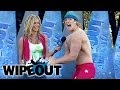 200 Pound Wrestler Destroys Course | Wipeout HD