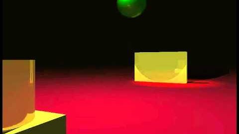 POV-Ray: Cannon with explosion