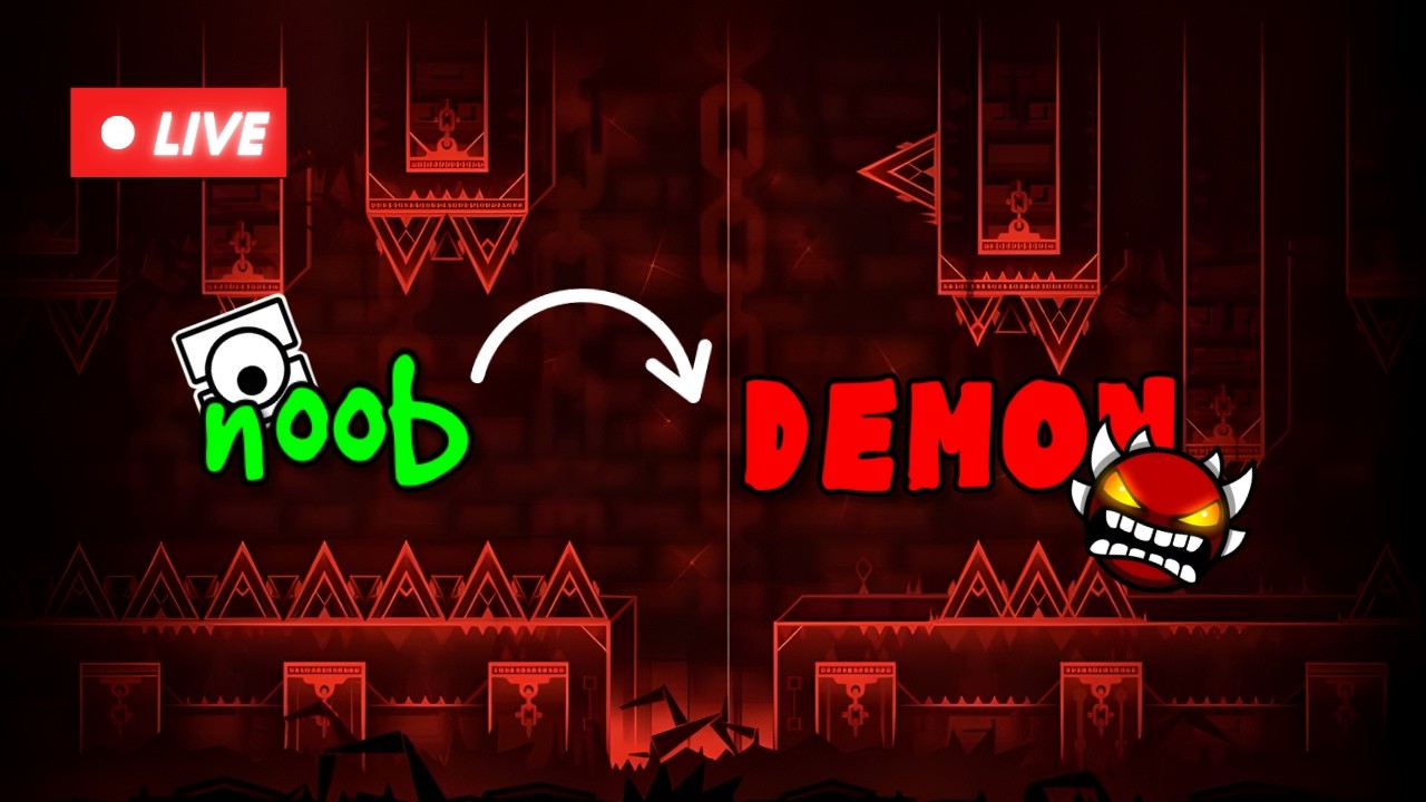 [🔴LIVE]  (DAY 8)  |  BECOMING A GD GOAT  |   LIVE ON TWITCH