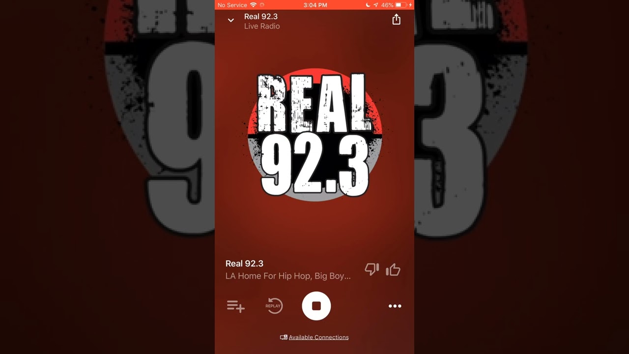 KRRL-FM Los Angeles, CA Real 92.3 7/1/22 12:00 PM PST