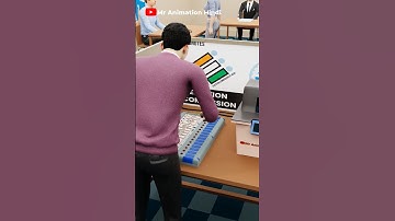 How EVM Machine Works in Elections? (3D Animation) #shorts