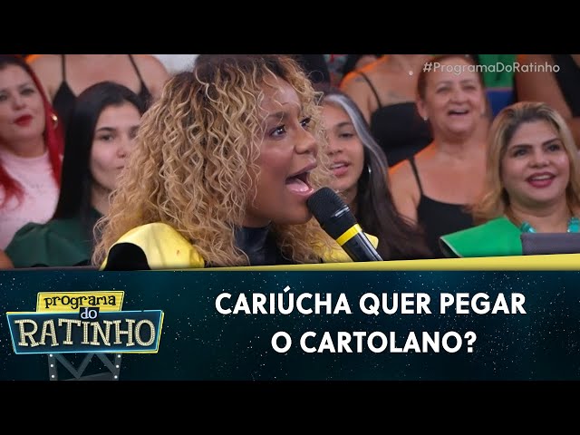 Cariúcha revela se têm vontade de pegar o Cartolano | Programa do Ratinho (22/04/24)